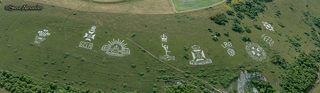aerial of Gurston Ashes from tt