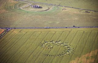 aerial of Stonehenge