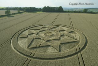 aerial of Rollright Stones from tt