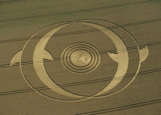 aerial of Alton Barnes