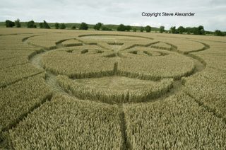 aerial of Figsbury Rings from tt