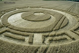 aerial of Etchilhampton from tt