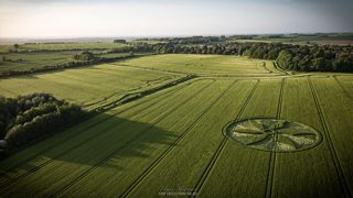 aerial of Broad Hinton from tt