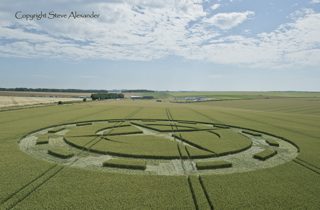aerial of Stonehenge from tt