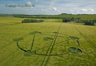 aerial of Burderop Down