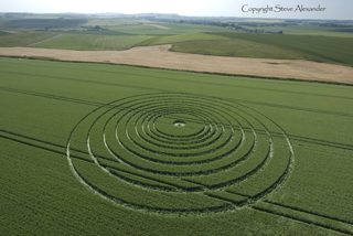aerial of Avebury from tt