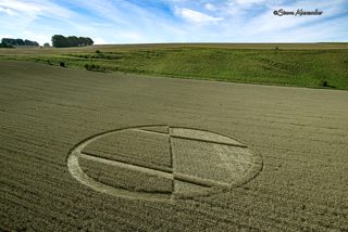 aerial of Chirton Bottom from tt