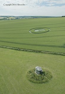 aerial of Devil's Den, Wiltshire