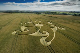 aerial of Etchilhampton from tt