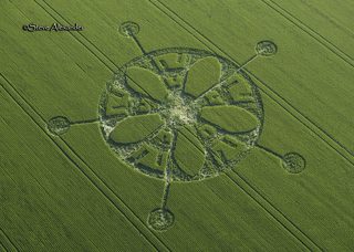 aerial of Winterbourne Stoke from tt