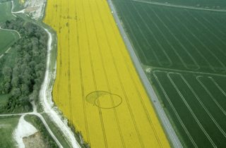 aerial of Bishops Cannings