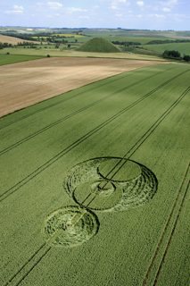 aerial of Silbury Hill