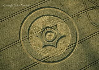 aerial of Avebury from tt