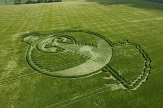 aerial of Yatesbury from tt