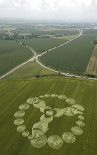 aerial of Bishops Cannings