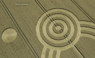 aerial of Tawesmead Copse from tt