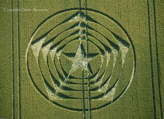 aerial of Wilmington Longman, East Sussex