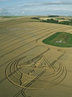 aerial of West Kennett