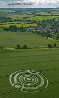 aerial of Cow Drove Hill