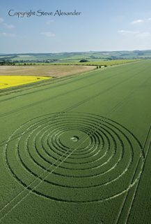 aerial of Avebury from tt