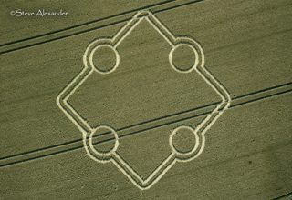 aerial of Stonehenge from tt