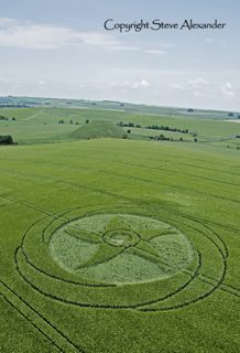 aerial of Silbury Hill from tt