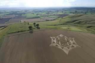 aerial of Oliver's Castle