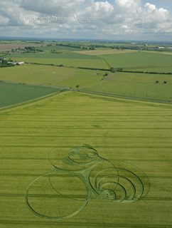 aerial of Hackpen Hill from tt