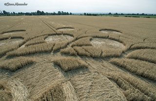 aerial of Muncombe Hill from tt