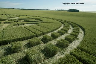 aerial of Stonehenge from tt