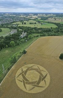 aerial of Guys Cliffe