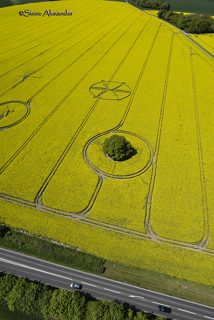 aerial of Willoughby Hedge from tt