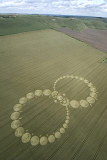 aerial of Milk Hill from tt