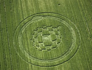 aerial of Berwick Bassett from tt