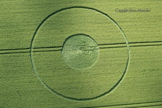 aerial of Avebury from tt
