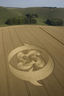 aerial of Golden Ball Hill