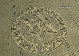 aerial of West Meon from tt