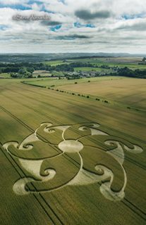 aerial of Etchilhampton from tt