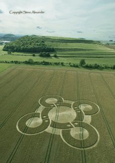 aerial of Battlesbury Hill from tt