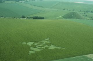 aerial of Opposite Silbury Hill