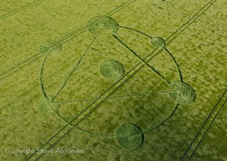 aerial of Burderop Down