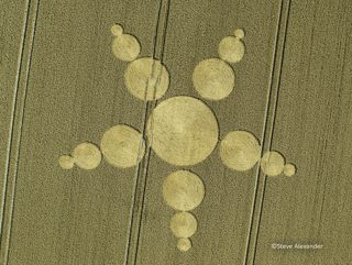 aerial of Woodborough Hill from tt