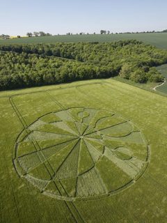 aerial of Liddington Castle from tt