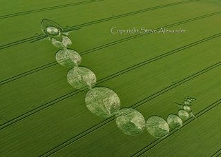 aerial of Milk Hill