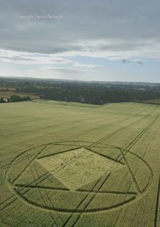 aerial of Etchilhampton from tt