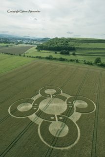 aerial of Battlesbury Hill from tt