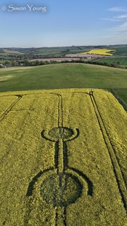 aerial of Waden Hill from tt