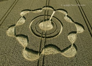 aerial of Avebury from tt