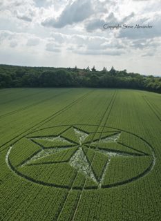 aerial of Popham from tt