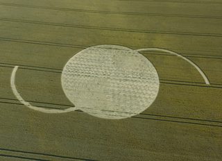 aerial of Alton Barnes